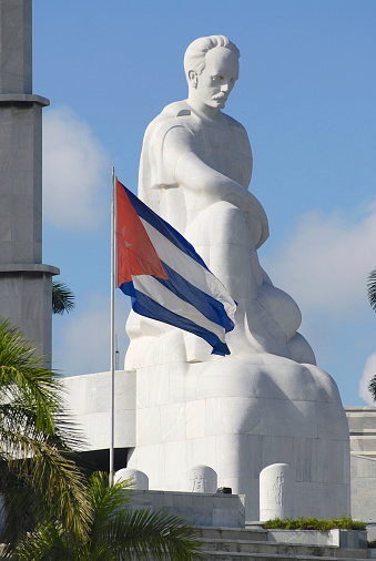 Havana, Cuba - October 21, 2006: Memorial to Jose Marti exterior at the Square of Revolution on October 21, 2006 in Havana, Cuba.