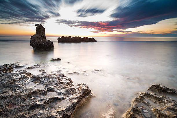 istock Beautiful sunrise in Denia's coast. 533576742