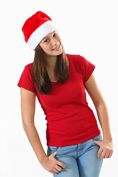 Photo of Woman and christmas cap