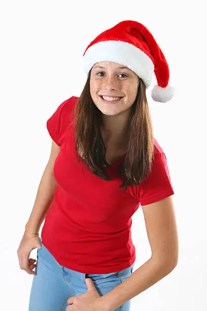 Photo of Woman and christmas cap