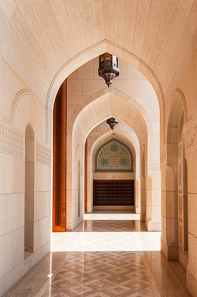 istock Sultan Qaboos mosque architecture, Muscat, Oman 533577059