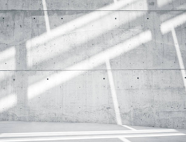 istock Horizontal Photo Blank Grungy and Smooth Bare Concrete Wall with 533578106