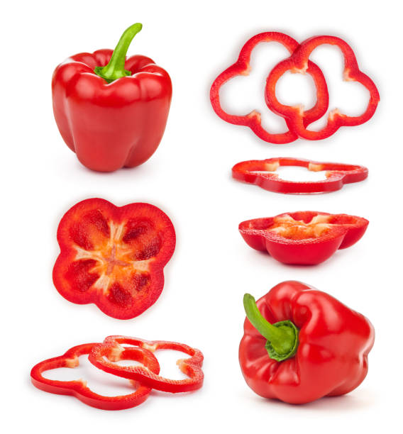 istock collection of sweet red bell pepper 533579108