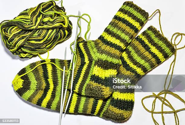 Wool Socks Stock Photo - Download Image Now - Sock, Striped, Wool