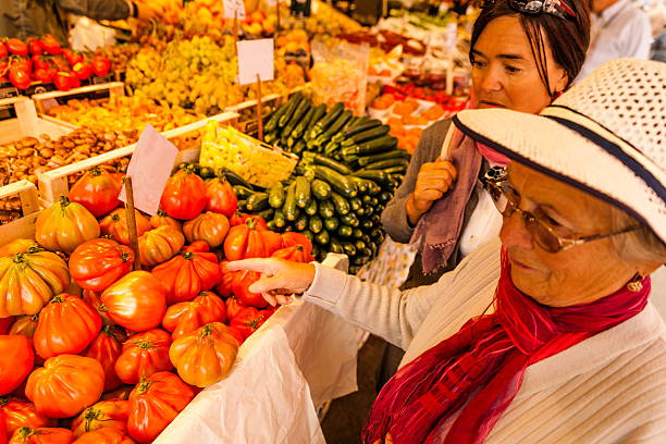istock Women at the Venice market 533580235