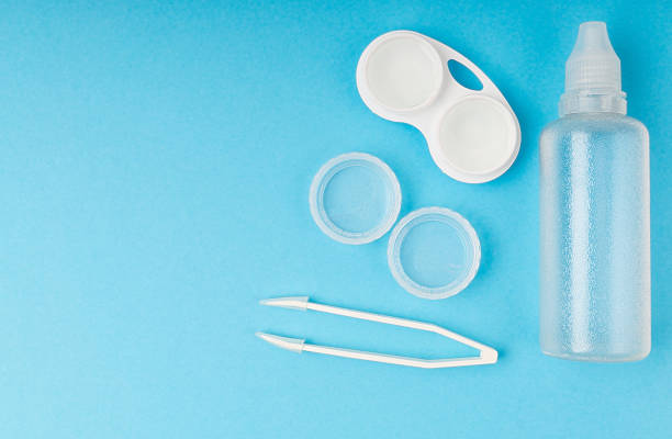istock Contact lenses set 533580626