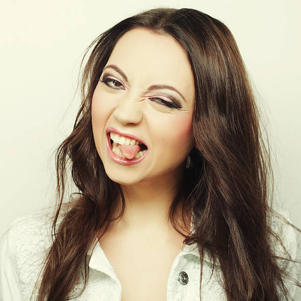 istock Beautiful young surprised woman. 533607883