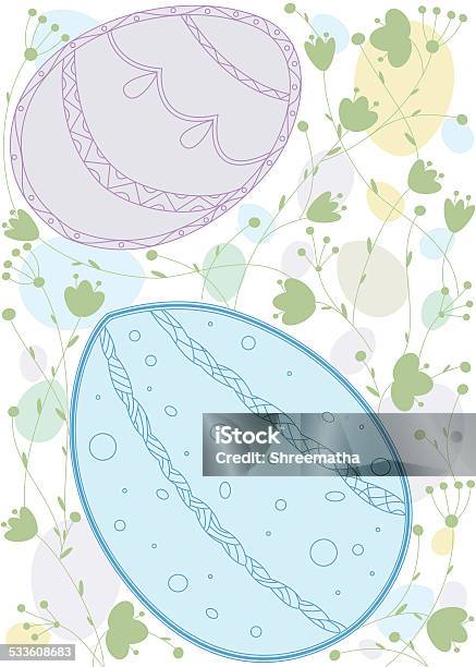 Easter Background Stock Illustration - Download Image Now - 2015, Animal Egg, Celebration