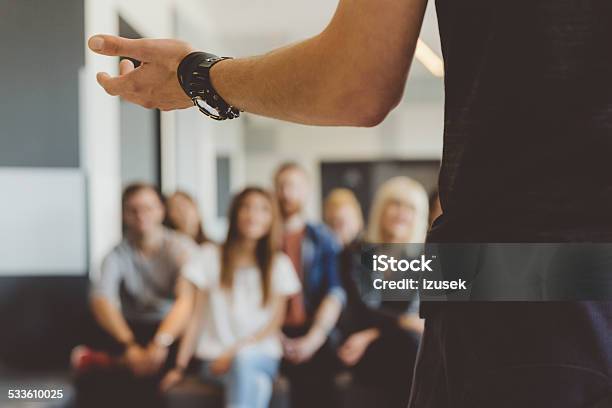 Students On Semiar Stock Photo - Download Image Now - Education Training Class, Presentation - Speech, Seminar