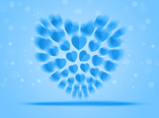 istock Blue Soft colored abstract background for valentine's day. 533610473