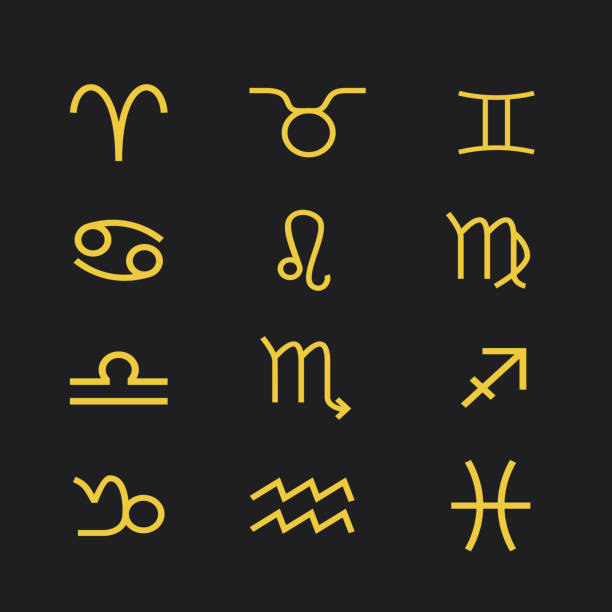 istock Set of Symbol Zodiac Sign. Vector Illustration. 533631091