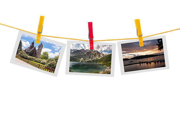 istock Three photos of Poland on clothesline 533633113