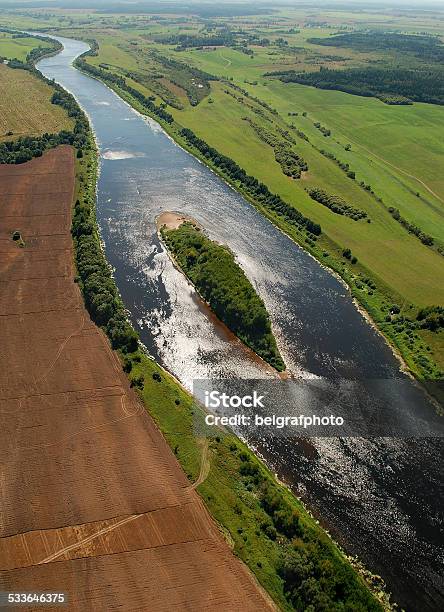 Aerial Photo Nature Stock Photo - Download Image Now - Oxbow Bend, 2015, Aerial View