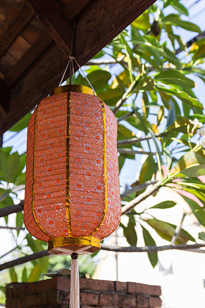 istock asian traditional decorating orange paper lantern 533646585