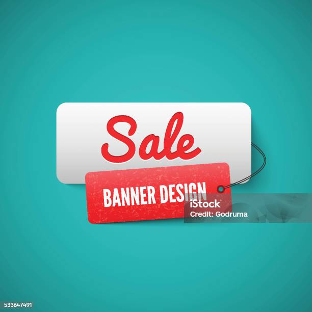 Sale 3d Banner Tag Sales Labels Concept Stock Illustration - Download Image Now - Baseball Tag, Price Tag, Sale