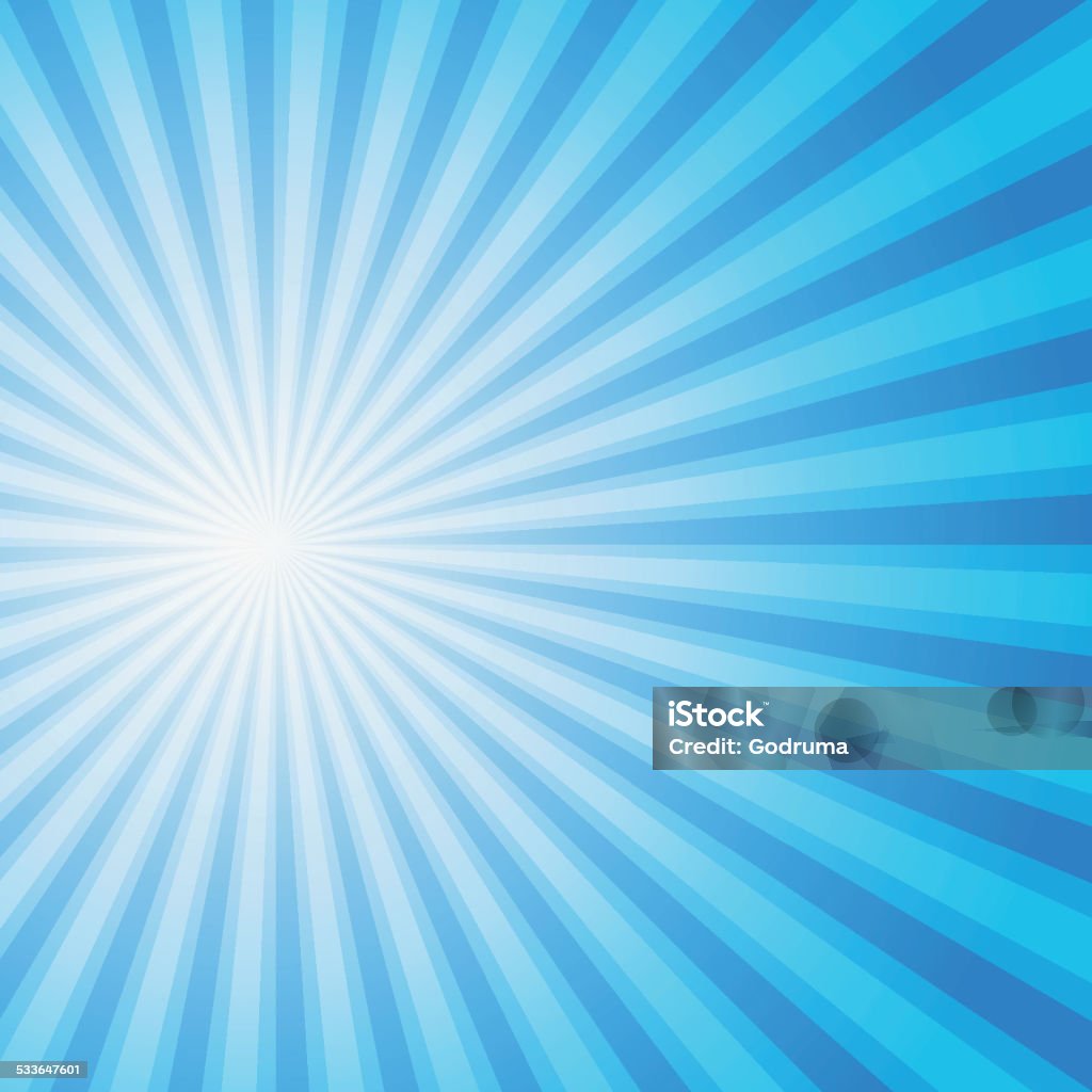 Blue color burst background. Vector illustration. Blue color burst background. Vector illustration for your design. 2015 stock vector