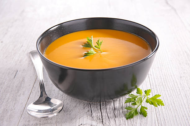 istock bowl of soup and parsley 533650531