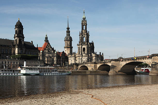 istock Hofkirche Cathedral and Dresdener Castle in Dresden, Germany. 533668231