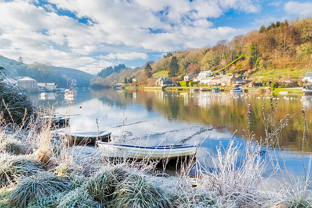 Frosty morning beside the River Lerryn