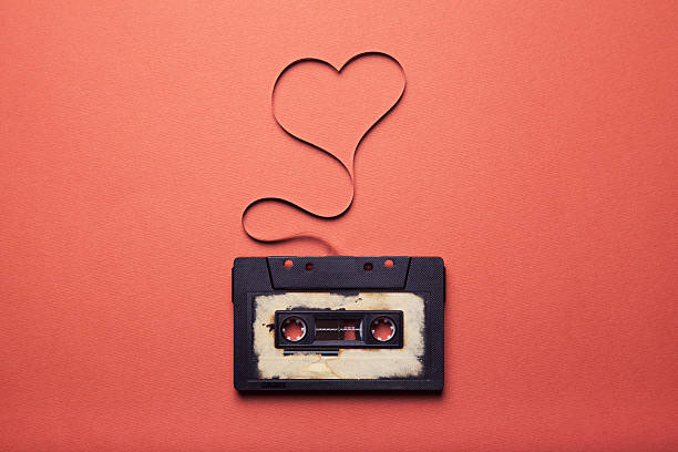 istock audio cassette with magnetic tape 533669397
