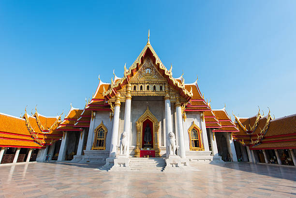 istock The White Marble Temple (Benchmabophit Temple), Bangkok, Thailand 533670389
