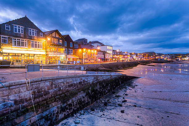 istock St Ives at Night Cornwall England 533672035