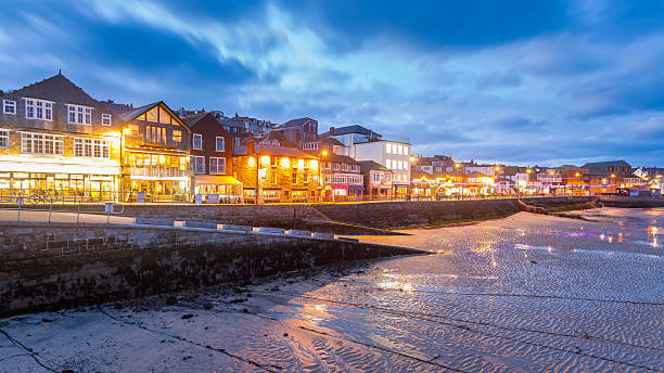 istock St Ives at Night Cornwall England 533672047