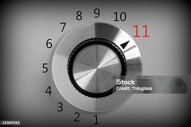 Full Power Stock Photo - Download Image Now - Number 11, Noise, Volume - Fluid Capacity