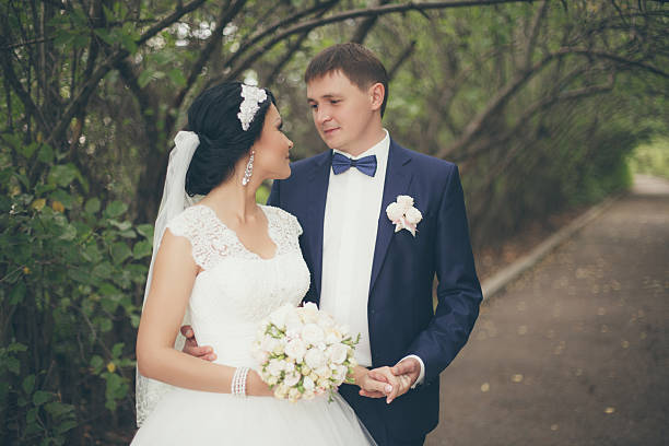 istock Newlyweds on Wedding Day 533693193