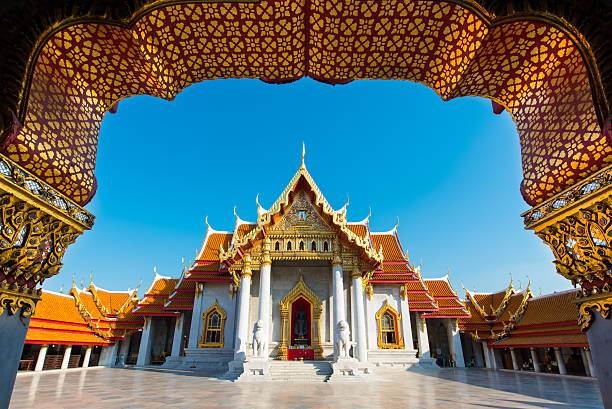 istock The White Marble Temple (Benchmabophit Temple), Bangkok, Thailand 533694513