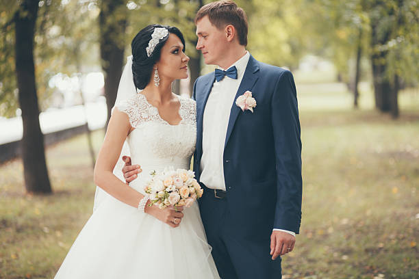 istock Newlyweds on Wedding Day 533697463
