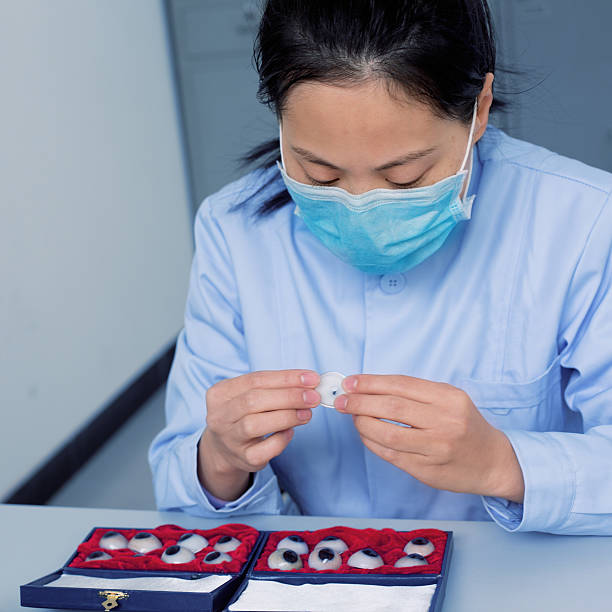 detect the quality of glass eye