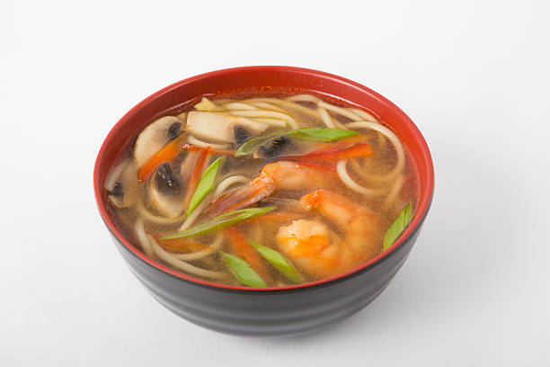 istock Asian seafood soup bowl 533697980