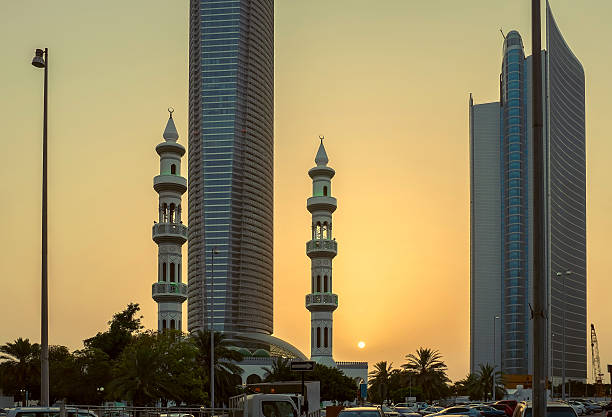 istock Sunset view on Abu Dhabi dountown 533700076