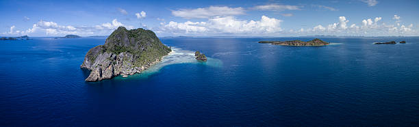 istock Aerial Panorama of Tropical Islands 533704364
