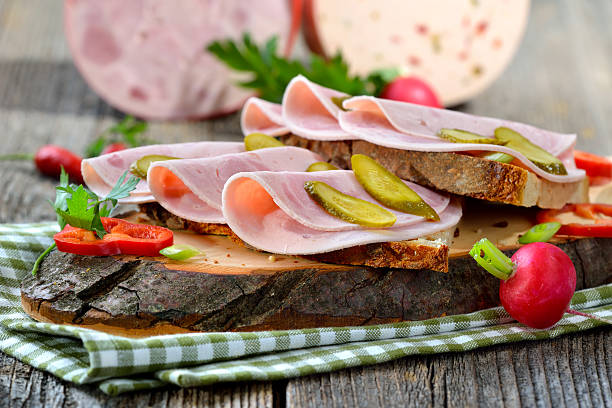 istock Farmhouse bread with sausage 533705024