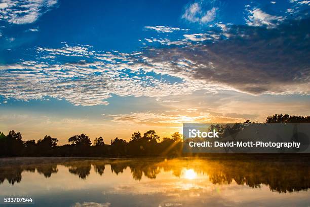 Touched By The Sun Stock Photo - Download Image Now - Dawn, Horizontal, Lagoon