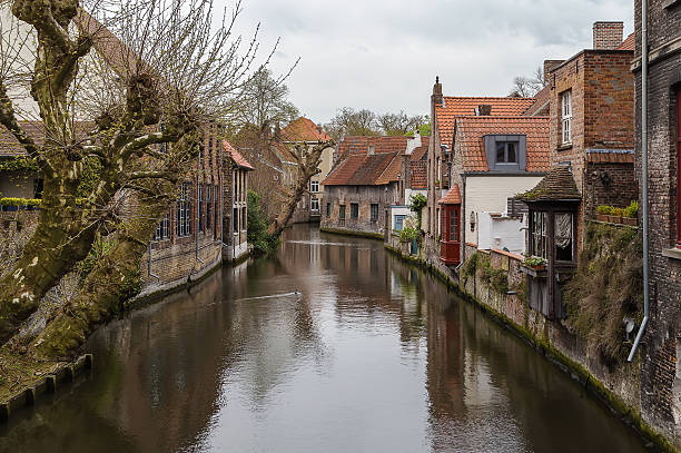 istock view of Bruges canal, Belgium 533714404