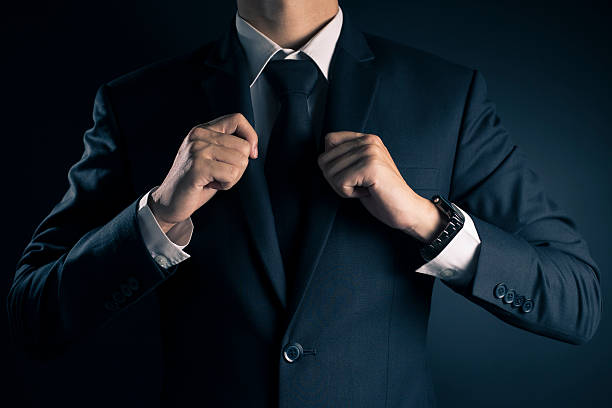 istock Businessman Dressing Up a Black Suit 533715758