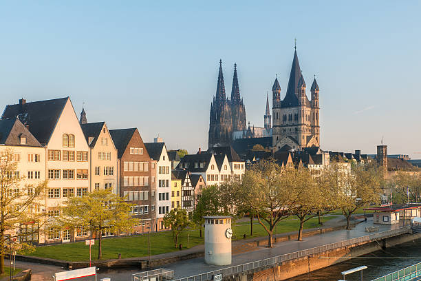 istock Cologne, Germany aerial view over the Rhine River. 533716196