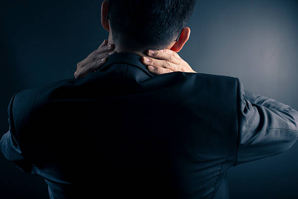 istock Businessman has neck pain 533717706