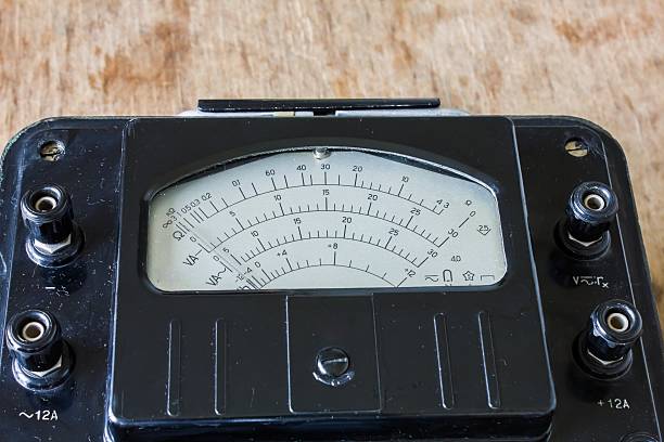 istock Close-up of an vintage ancient voltmeter 533718484