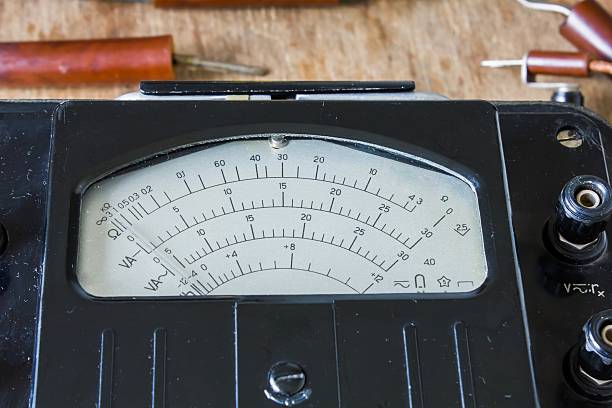 istock Close-up of an vintage ancient voltmeter 533718578