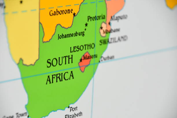 istock Map of South Africa 533719186