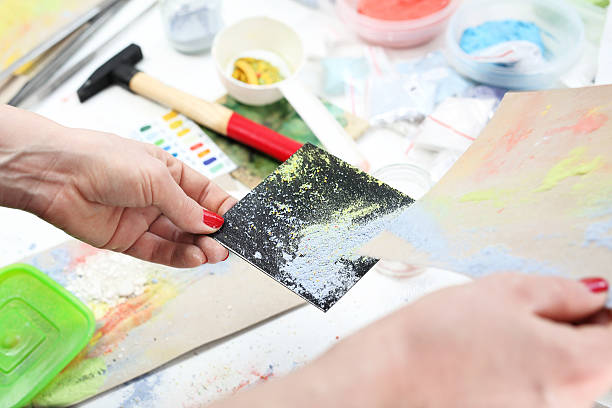 istock Coloured pigments painting 533719564