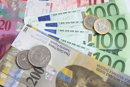 Swiss Franc versus Euro - two strong currencies in Europe