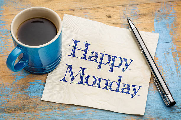 istock Happy Monday napkin handwriting 533722720