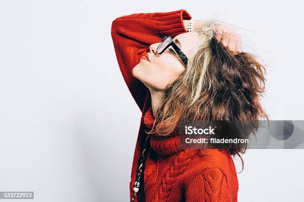 Girl Having Fun Stock Photo - Download Image Now - Portrait, White Background, Party - Social Event