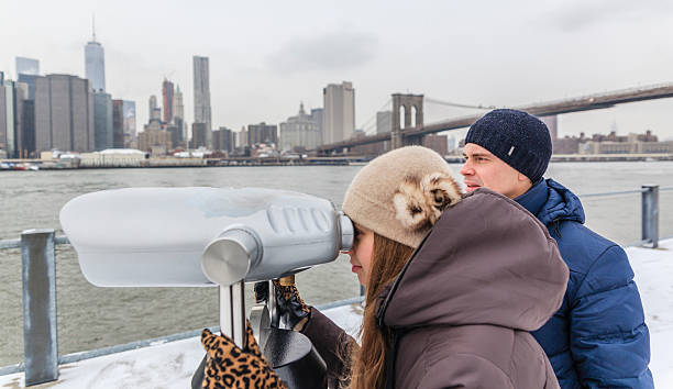 istock Young woman, tourist, in the Manhattan 533726821