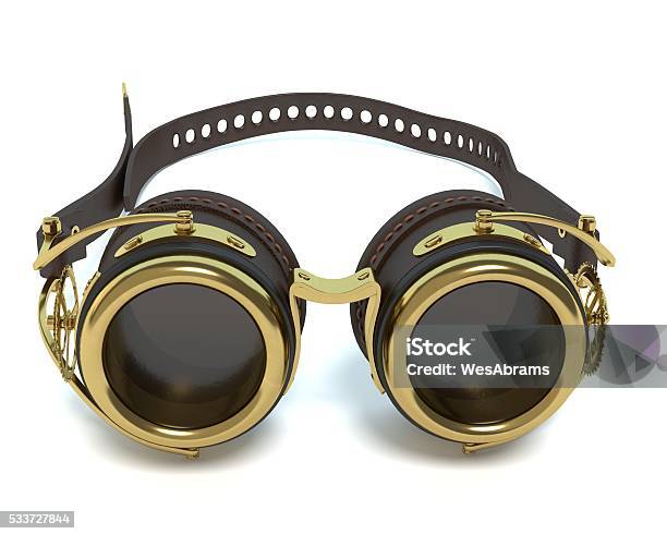 Steampunk Goggles Stock Photo - Download Image Now - Steampunk, Flying Goggles, Protective Eyewear